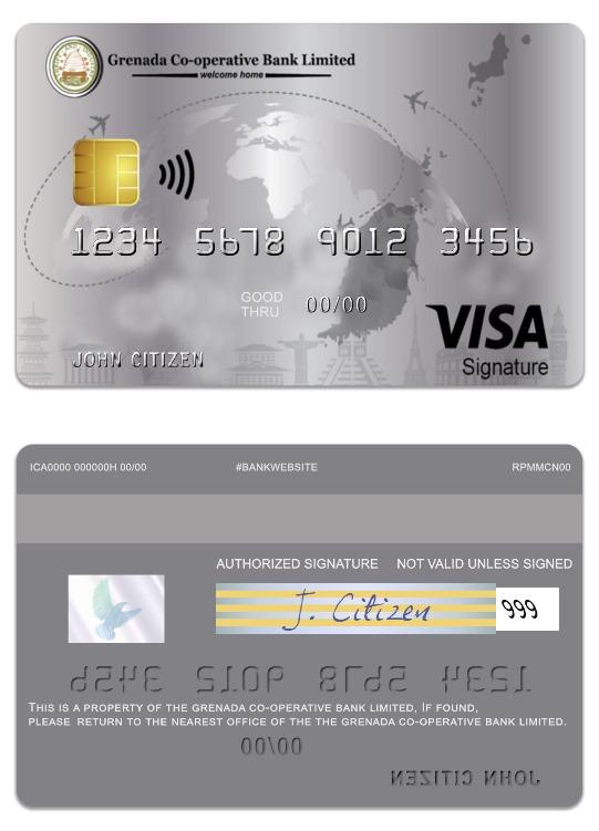 Grenada Co-operative Bank limited visa signature business credit
